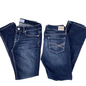TWO !! 2 pair like new AEROPOSTALE jeans